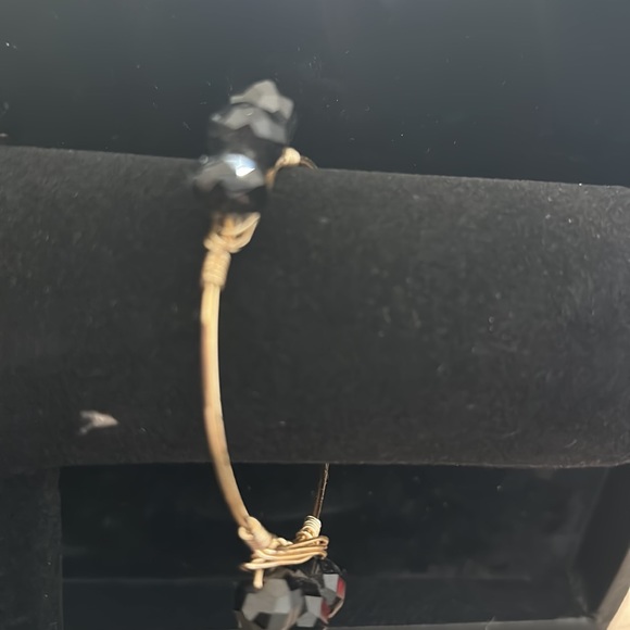 Copper wire-wrapped bangle - Picture 2 of 4